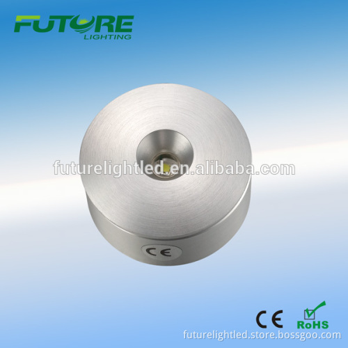 12V 1W dimmable led mini puck light